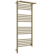 Полотенцесушитель электрический Сунержа Богема 3.1 с 1 полкой 50х120 см левое подключение золотой шёлк матовый 32-6006-1250