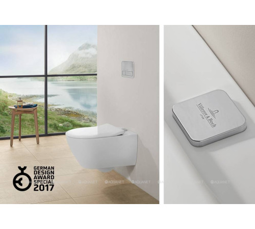 Сиденье для унитаза Villeroy & Boch Subway 2.0 SlimSeat SoftClosing 9M78S101