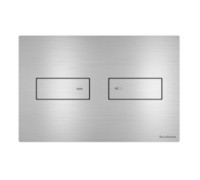 Клавиша смыва Artceram Inox 711 245х165 мм 2 режима Steel 711.000.BS