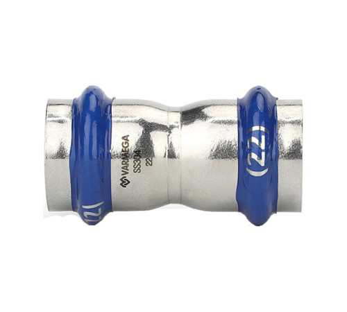 Муфта двухраструбная Varmega Inox Press 28x28 мм VM701002828