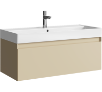 Тумба под умывальник AQUATON Geometria 100 см 1 ящик морская дюна GE01101MD