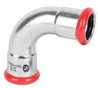 Колено 90° Bänninger 42 мм оцинкованная сталь CF53009