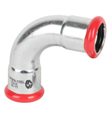 Колено 90° Bänninger 42 мм оцинкованная сталь CF53009