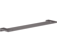 Держатель для полотенец двойной Hansgrohe AddStoris 648 мм шлифованный черный хром 41743340