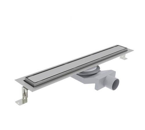 Трап душевой Plumberia Selection PS IN-TILE 6x100 см нержавеющая сталь PST100MT