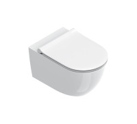 Унитаз подвесной Catalano Sfera 55x35 см безободковый Tornado Cataglaze+ белый глянцевый 0511750001/9056160000