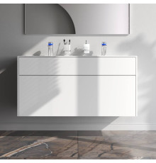 Тумба под раковину подвесная AM.PM Inspire V2.0 120 см 3 ящика белый матовый M50AFHX1203WM