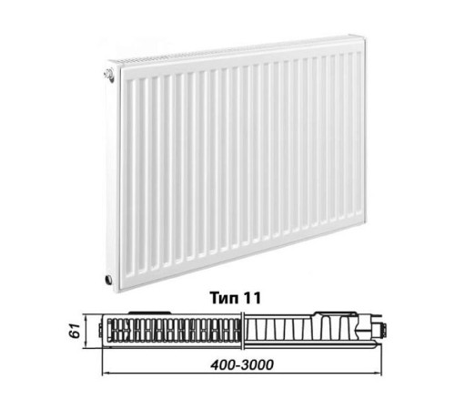 Радиатор стальной панельный Kermi Profil-K 11 500x900 мм боковое подключение FK0110500901N2