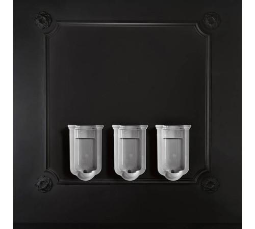 Писсуар подвесной Kerasan Waldorf с сифоном и комплектом крепежа белый 413001