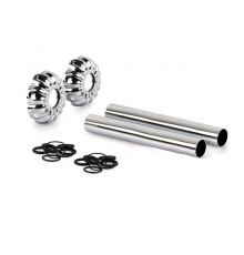 Комплект декоративных трубок SR Rubinetterie Ретро 160 мм D 18-20-1/2 хром 0497-1500C160