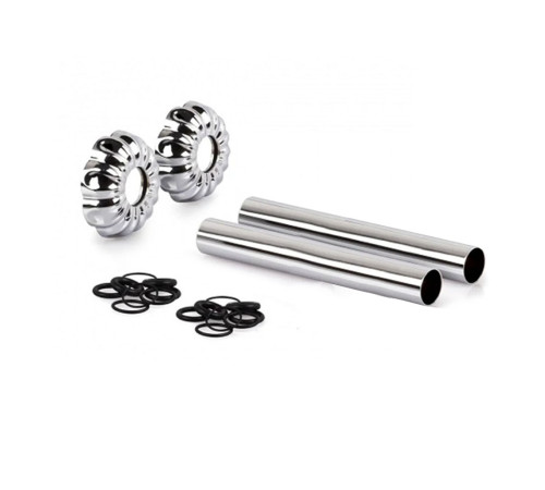 Комплект декоративных трубок SR Rubinetterie Ретро 160 мм D 18-20-1/2 хром 0497-1500C160