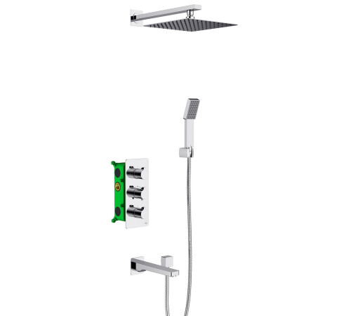 Набор для комплектации ванны с термостатом Timo Petruma хром SX-5149/00SM