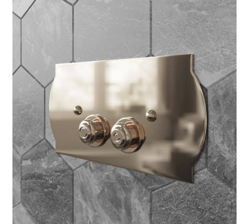 Клавиша смыва для бачков Geberit UP320 Tiffany World TW 300.4 светлое золото TW300.4gold