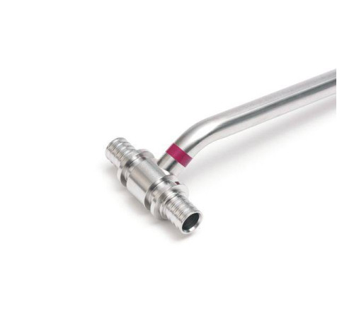 Трубка Т-образная REHAU RAUTITAN для подключения радиатора 16х16х1000 мм сталь 12662921001