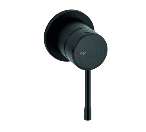 Смеситель встраиваемый Alpi Blue на 1 потребитель черный матовый BU85B861NE