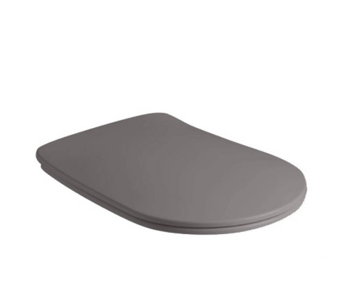 Сиденье для унитаза Kerasan Nolita SLIM быстросъемное Ferro matt петли хром 539189