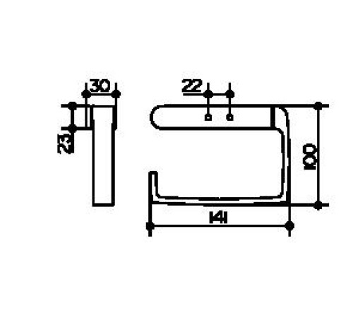 Держатель туалетной бумаги Keuco Elegance New хром 11662 010000