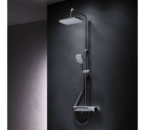 Душевая система с термостатом и смесителем-полкой для ванны AM.PM Func F078F300