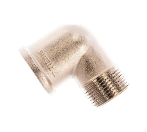 Угольник никелированный Tiemme 3/4 x 3/4 НВ 1500146