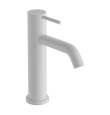 Смеситель для раковины hansgrohe Tecturis S 110 однорычажный со сливным гарнитуром матовый белый 73310700