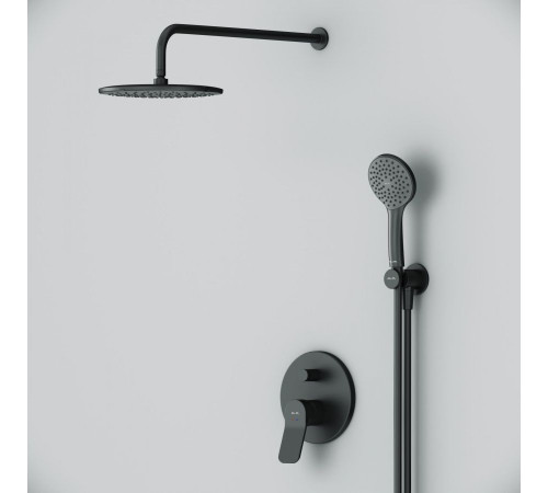Душевая система AM.PM X-Joy со смесителем, верхним душем и душевым набором FB85A1RH02