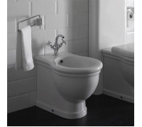 Биде напольное пристенное Globo Paestum 57х38 см 1 отверстие PA026.BI