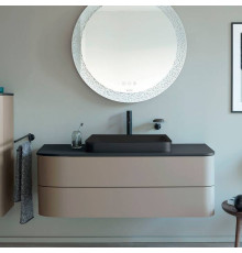 Тумба подвесная Duravit Happy D.2 Plus 130x55x40.8 см с 2 ящиками stone grey satin matt HP497209292/HP031KM8080