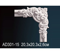 Угловой элемент для молдинга Perfect полиуретан AD301-15