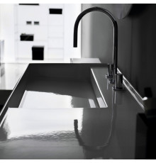 Смеситель для раковины Laufen Kartell 3 отверстия с донным клапаном поворотный излив 166 мм хром 3.1233.3.004.221.1