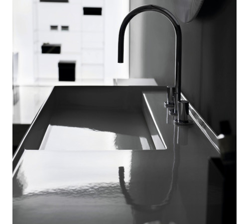 Смеситель для раковины Laufen Kartell 3 отверстия с донным клапаном поворотный излив 166 мм хром 3.1233.3.004.221.1