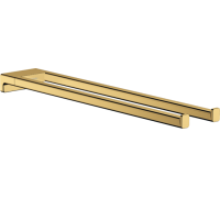 Держатель полотенец двухрожковый Hansgrohe AddStoris 455 мм 41770990