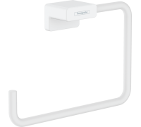 Кольцо для полотенца Hansgrohe AddStoris белый матовый 41754700