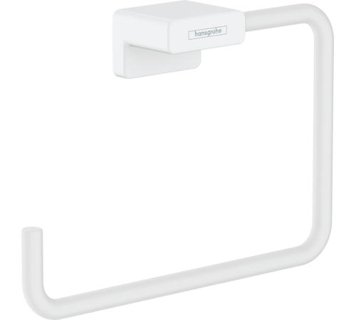 Кольцо для полотенца Hansgrohe AddStoris белый матовый 41754700