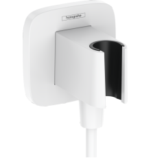 Шланговое подсоединение hansgrohe FixFit Q матовый белый 26887700