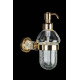 Дозатор для жидкого мыла подвесной Boheme Murano Cristal золото 10912-CRST-G