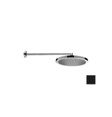 Верхний душ Bossini Apice 280 мм с настенным кронштейном 400 мм черный матовый H70430I.073