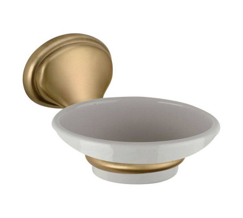 Мыльница Daniel Revival подвесная керамика белая/бронза REPS950 br 63