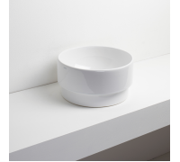 Раковина полувстраиваемая Simas PO-MO 37x19 см без отверстия белый PO01bi