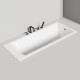 Ванна встраиваемая Salini Cascata 180х80х60 см S-Sense белый глянцевый с ножками 23101H/104213G