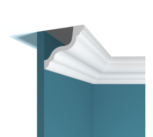 Карниз потолочный Perfect Plus P30 ударопрочный полимер 55x55x2000 мм P30