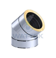 Колено дымохода Wattek 45° 180 мм 4E45