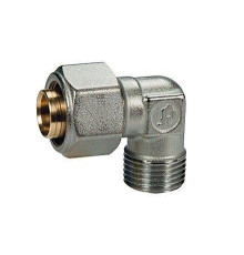 Угольник 90° Giacomini R562M 32x3 мм - 1 НР латунь хромированный R562MX126