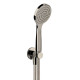 Душевой гарнитур Gessi Emporio Shower с выводом воды шлангом 1.5 м и лейкой Finox Brushed Nickel 38723#149