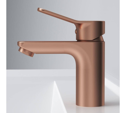 Смеситель для раковины AM.PM X-Joy розовое золото F85A02144