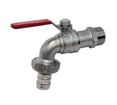 Кран шаровой Giacomini 1/2 с патрубком под шланг R621X003