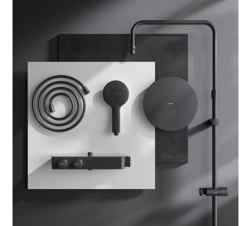 Душевая система AM.PM Inspire V2.0 с термостатом черный F0750A422