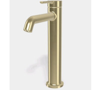 Смеситель для раковины FIMA Carlo Frattini Snap высокий шампань брашированная F3111LHS