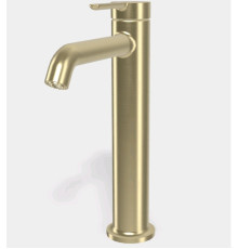 Смеситель для раковины FIMA Carlo Frattini Snap высокий шампань брашированная F3111LHS