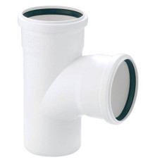 Тройник REHAU RAUPIANO PLUS 87° 125/110 мм полипропилен 11205941001