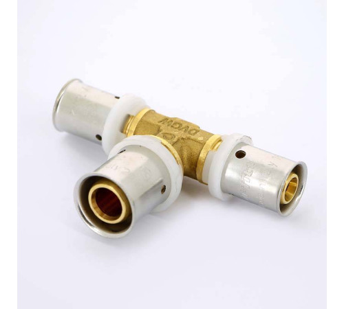 Тройник пресс Uni-Fitt 16x20x16 мм 706G6760